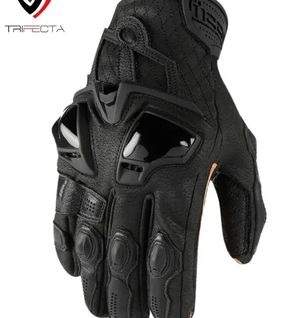 TMG Men’s Black Motorcycle Glove For Riding