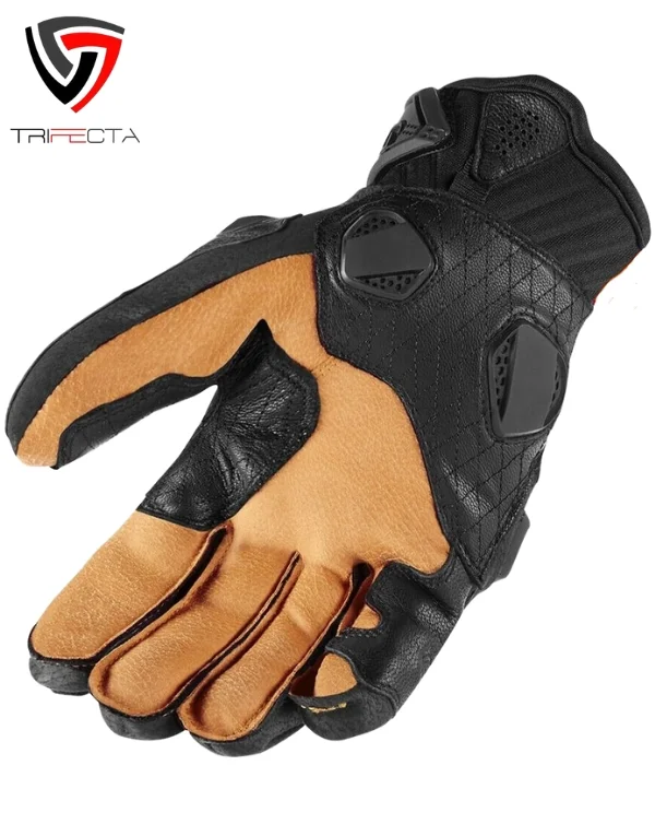 TMG Men’s Black Motorcycle Glove For Riding - Image 2